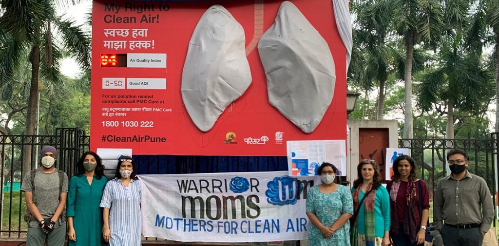 पुणे योद्धा माताओं ने स्वच्छ हवा और नीले आसमान की मांग के लिए अभियान शुरू किया,