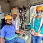 Prahlad Joshi congratulate Shivani Meena for Joining Rajrappa Project of CCL as Excavation Engineer
